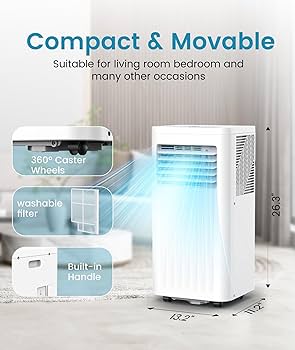 Amazon.com: Joy Pebble Portable Air Conditioner, 8000 BTU